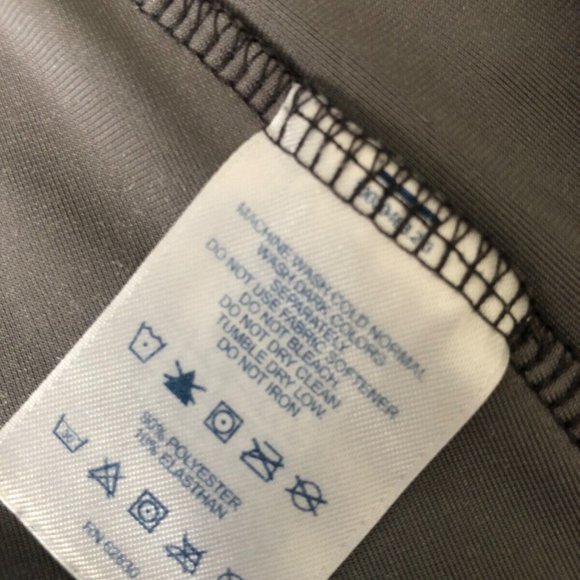 Lands End Plus 1X‎ 16W-18W Velour Dress Gray - Picture 9 of 10